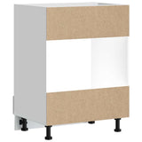NNEVL Oven Cabinet Porto White Engineered Wood