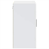 NNEVL Kitchen Wall Cabinet with Glass Door "Porto" White