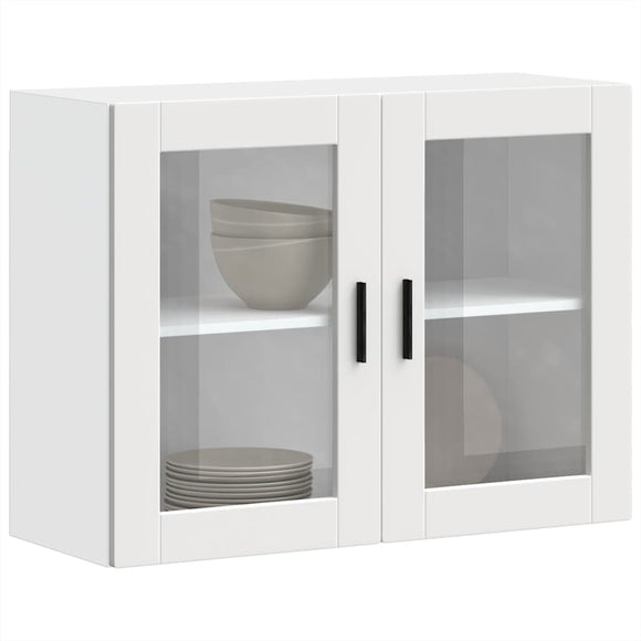 NNEVL Kitchen Wall Cabinet with Glass Door 