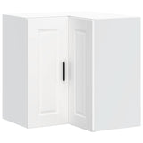 NNEVL Kitchen Wall Corner Cabinet Porto White Engineered Wood