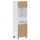 NNEVL Kitchen Cupboard Porto White Engineered Wood
