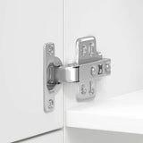 NNEVL Kitchen Cupboard Porto White Engineered Wood