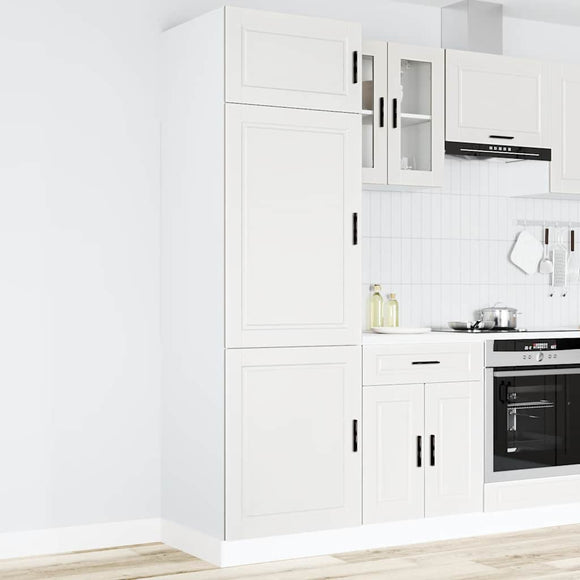NNEVL Kitchen Cupboard Porto White Engineered Wood