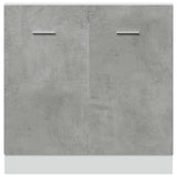 NNEVL Sink Bottom Cabinet Lyon Concrete Grey 80x46x81.5 cm Engineered Wood