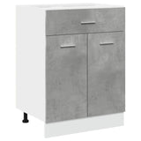NNEVL Drawer Bottom Cabinet Lyon Concrete Grey 60x46x81.5 cm Engineered Wood