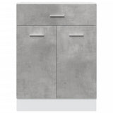 NNEVL Drawer Bottom Cabinet Lyon Concrete Grey 60x46x81.5 cm Engineered Wood