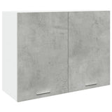 NNEVL Hanging Cabinet Lyon Concrete Grey 80x31x60 cm Engineered Wood