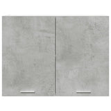 NNEVL Hanging Cabinet Lyon Concrete Grey 80x31x60 cm Engineered Wood