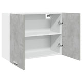 NNEVL Hanging Cabinet Lyon Concrete Grey 80x31x60 cm Engineered Wood
