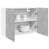 NNEVL Hanging Cabinet Lyon Concrete Grey 80x31x60 cm Engineered Wood
