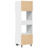 NNEVL Microwave Cabinet Lyon Concrete Grey 60x57x207 cm Engineered Wood