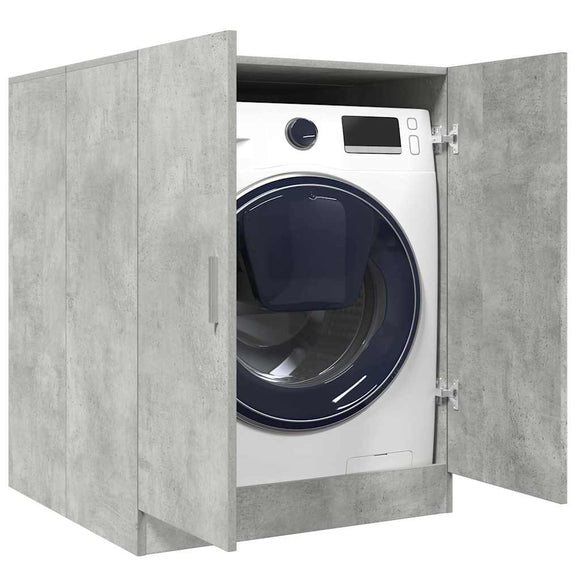 NNEVL Washing Machine Cabinet Concrete Grey 70.5x71.5x91.5 cm