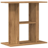NNEVL Aquarium Stand Artisan Oak 60x30x60 cm Engineered Wood