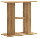 NNEVL Aquarium Stand Artisan Oak 60x30x60 cm Engineered Wood