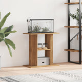 NNEVL Aquarium Stand Artisan Oak 60x30x60 cm Engineered Wood