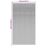 NNEVL Insect Door Curtain Dark Grey 120x220 cm Bamboo