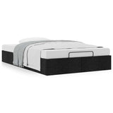 NNEVL Ottoman Storage Bed Frame without Mattress Black King Single Fabric