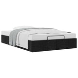 NNEVL Ottoman Storage Bed Frame without Mattress Black King Single Fabric
