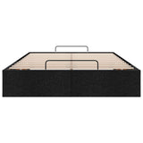 NNEVL Ottoman Storage Bed Frame without Mattress Black King Single Fabric