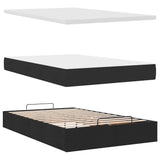 NNEVL Ottoman Bed with Mattress Black King Single Fabric