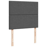 NNEVL Ottoman Bed with Mattress Dark Grey King Single Fabric