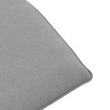 NNEVL Folding Sun lounger Grey 175x54x8.5 cm Oxford Fabric