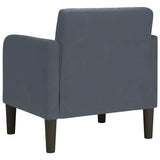 NNEVL Sofa Chair with Armrests Dark Grey 54 cm Velvet
