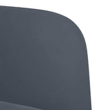NNEVL Sofa Chair with Armrests Dark Grey 54 cm Velvet