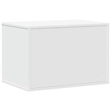 NNEVL Cat Litter Box Enclosure White 60x40x40 cm Engineered Wood