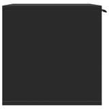 NNEVL Cat Litter Box Enclosure Black 80x50x45 cm Engineered Wood