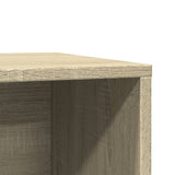 NNEVL Cat Litter Box Enclosure Sonoma Oak 80x50x45 cm Engineered Wood