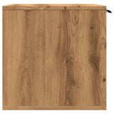 NNEVL Cat Litter Box Enclosure Artisian Oak 80x50x45 cm Engineered Wood