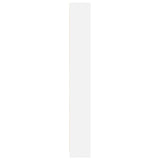 NNEVL Bookcase White 40x24x176 cm Engineered Wood