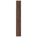 NNEVL Bookcase Brown Oak 40x24x176 cm Engineered Wood