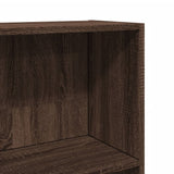 NNEVL Bookcase Brown Oak 40x24x176 cm Engineered Wood