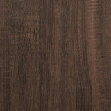 NNEVL Bookcase Brown Oak 40x24x176 cm Engineered Wood