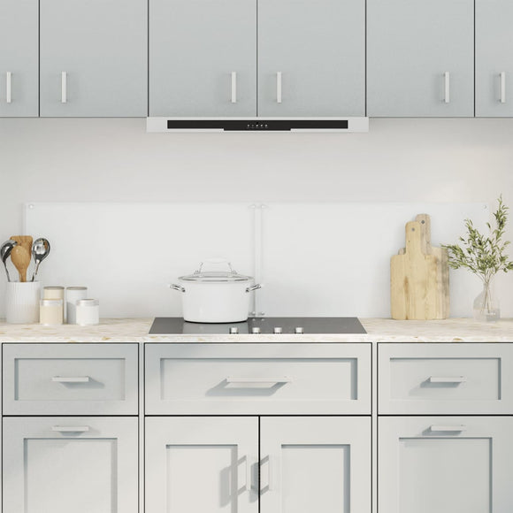 NNEVL Kitchen Backsplashes 2 pcs Transparent 80x40 cm Tempered Glass