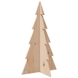 NNEVL Wooden Christmas Tree for Decoration 80 cm Solid Wood Pine