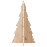 NNEVL Wooden Christmas Tree for Decoration 80 cm Solid Wood Pine
