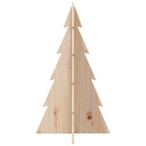 NNEVL Wooden Christmas Tree for Decoration 80 cm Solid Wood Pine