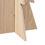 NNEVL Wooden Christmas Tree for Decoration 112 cm Solid Wood Pine