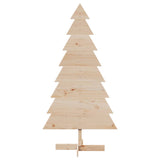 NNEVL Wooden Christmas Tree for Decoration 150 cm Solid Wood Pine