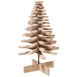 NNEVL Wooden Christmas Tree for Decoration 100 cm Solid Wood Pine