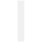NNEVL Book Cabinet White 80x30x189 cm Engineered Wood
