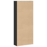 NNEVL Book Cabinet Black 80x30x189 cm Engineered Wood
