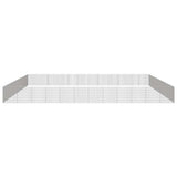 NNEVL Free Range Animal Enclosure 48-Panel 54x60 cm Galvanised Iron
