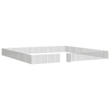 NNEVL Free Range Animal Enclosure 48-Panel 54x60 cm Galvanised Iron