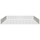 NNEVL Free Range Animal Enclosure 48-Panel 54x80 cm Galvanised Iron