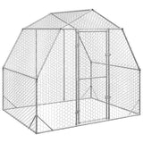 NNEVL Chicken Run 2.5x2x2.25 m Galvanised Steel