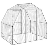 NNEVL Chicken Run 2.5x2x2.25 m Galvanised Steel